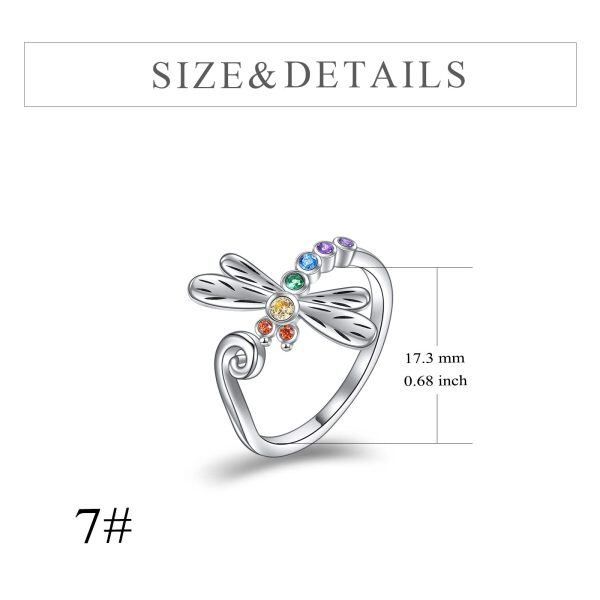 Sterling Silver Dragonfly Ring -2