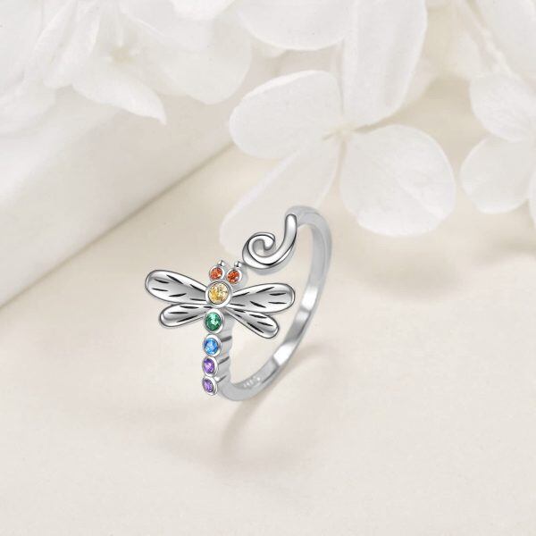 Sterling Silver Dragonfly Ring -4