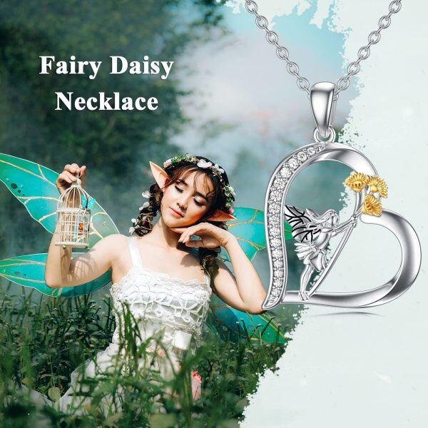 Sterling Silver Fairy Necklace-4