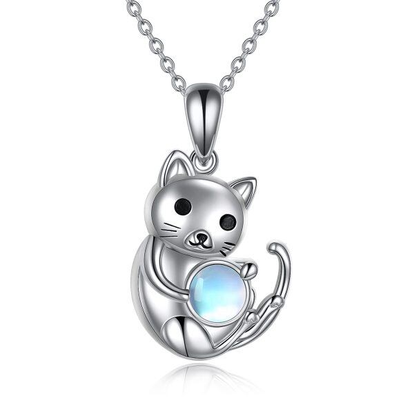 Sterling Silver Animal Pendant Necklace -0