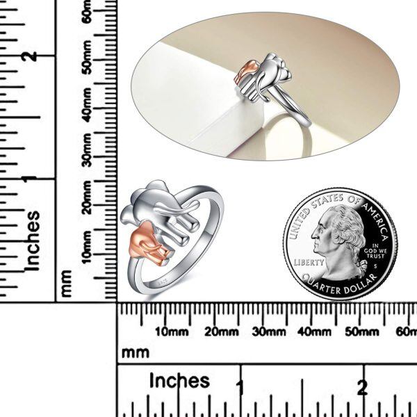 Sterling Silver Elephant Rings-2