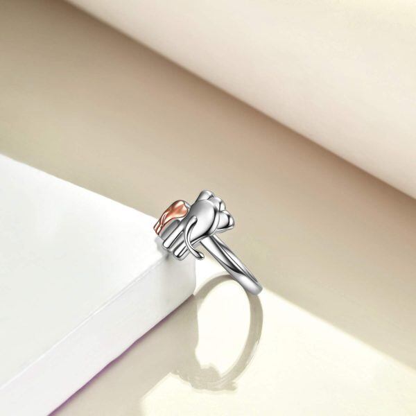 Sterling Silver Elephant Rings-3