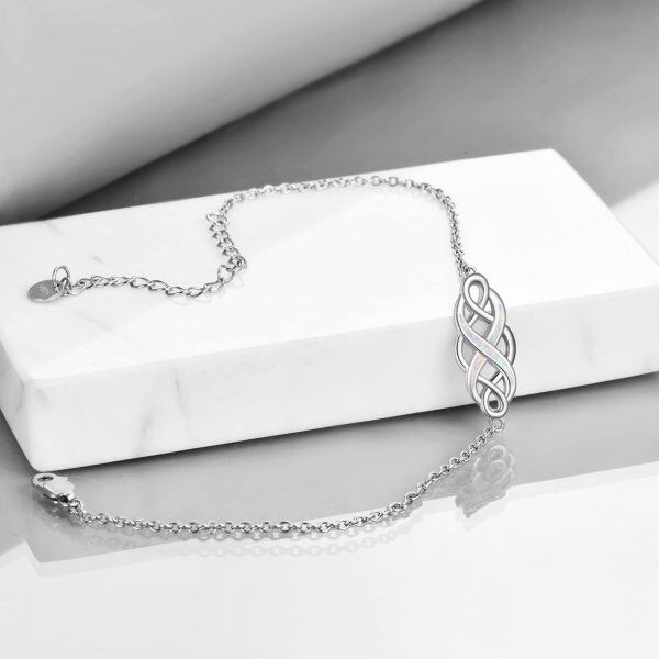 Sterling Silver Infinity Celtic Knot Bracelets-1