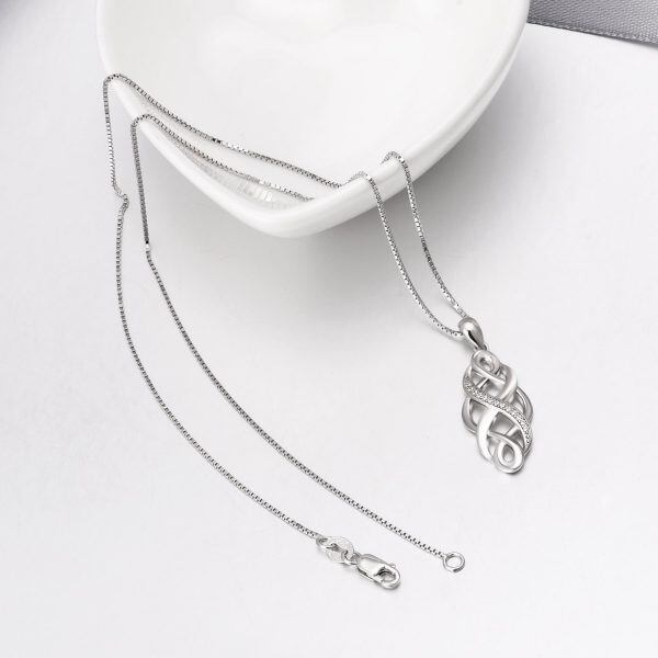 Sterling Silver Celtic Knot Necklace-5