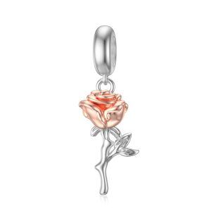 Sterling Silver Sunflower Charm-0