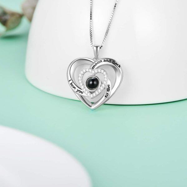 Sterling Silver Heart Necklace-2