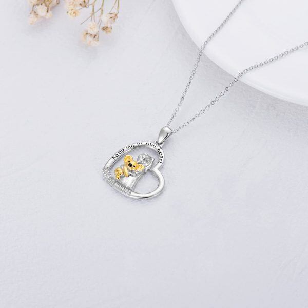 Sterling Silver Koala Necklace-1