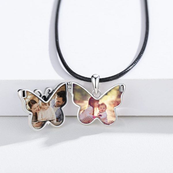 Sterling Silver Butterfly Necklace-2