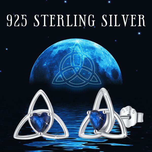 Sterling Silver Celtic Knot Earrings-6