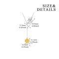 wholesale 925 Sterling Silver Sunflower Leaf Pendant Y-Necklace for Women-0-2