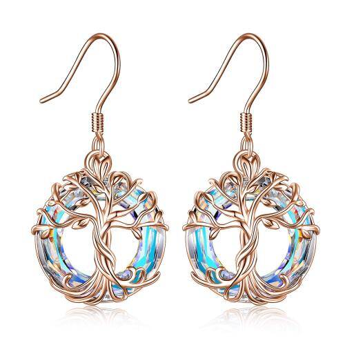 Sterling Silver Tree of Life Earrings