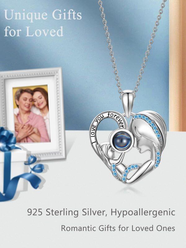 Sterling Silver Hear Pendant Necklace -1