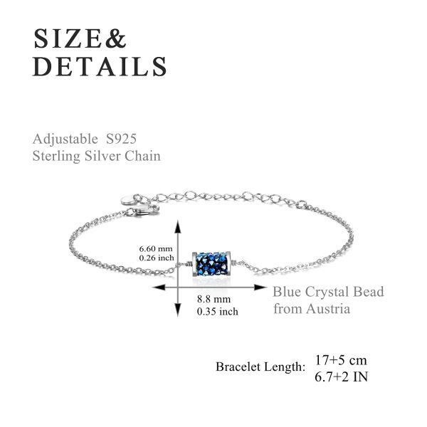 Sterling Silver Bead Bacelets -1