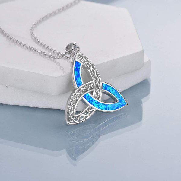 Sterling Silver Celtic Knot Necklace-4