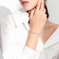 wholesale 925 Sterling Silver CZ Round Cut Tennis Bracelet Gift for Women-0-1