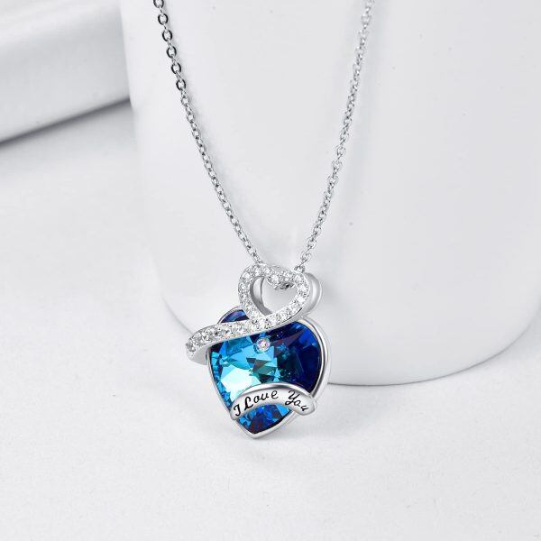 Sterling Silver Heart Shaped Pendent Necklace -2