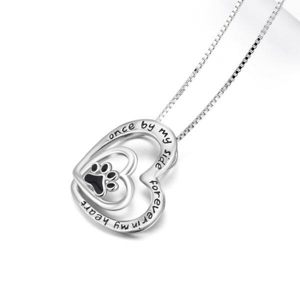 Sterling Silver Heart Necklace-4