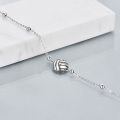 wholesale 925 Sterling Silver Volleyball Charm Bracelet - Inspiring Jewelry for Women-0-2