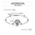 wholesale 925 Sterling Silver Volleyball Charm Bracelet - Inspiring Jewelry for Women-0-3