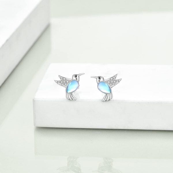 Sterling Silver Hummingbird Earrings-4