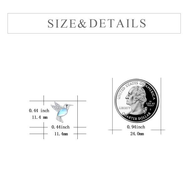 Sterling Silver Hummingbird Earrings-5