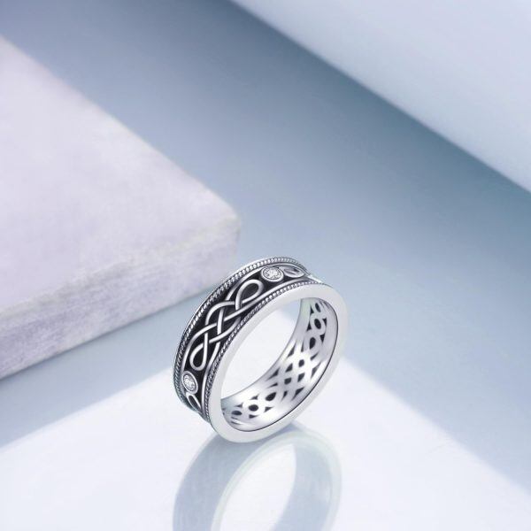 Sterling Silver Celtic Knot Ring -2