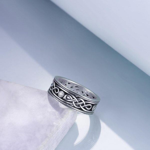 Sterling Silver Celtic Knot Ring -3