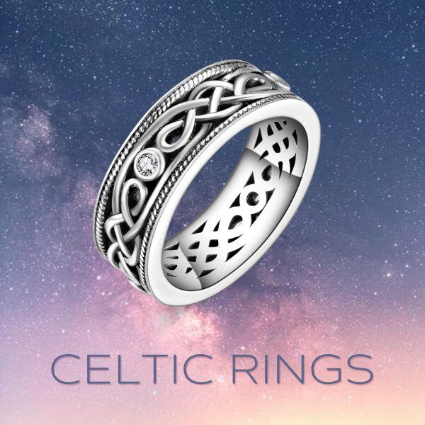 Sterling Silver Celtic Knot Ring -4