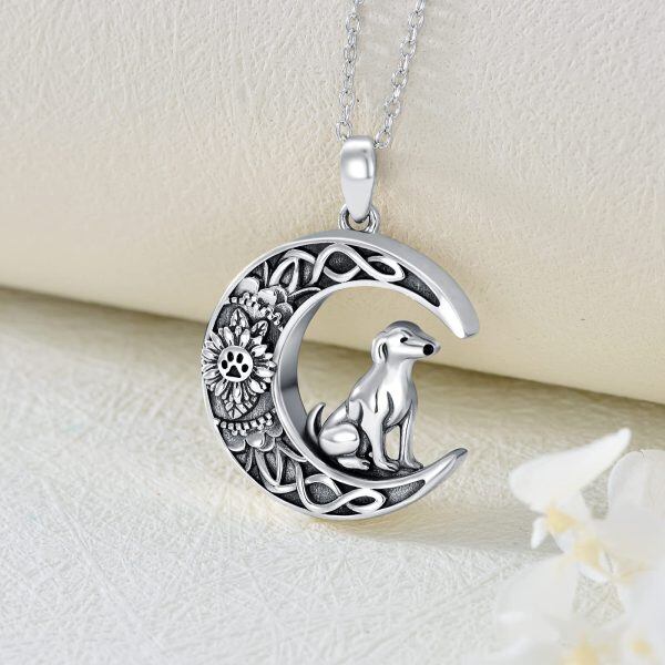 Sterling Silver Dog Cremation Necklace -2