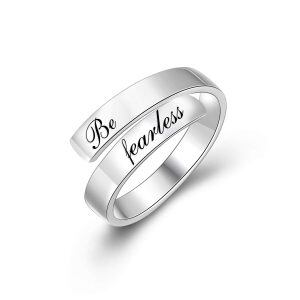 Sterling Silver Inspirational Ring-0