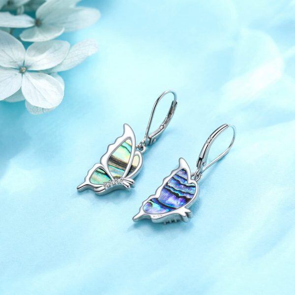 Sterling Silver Butterfly Earrings-1