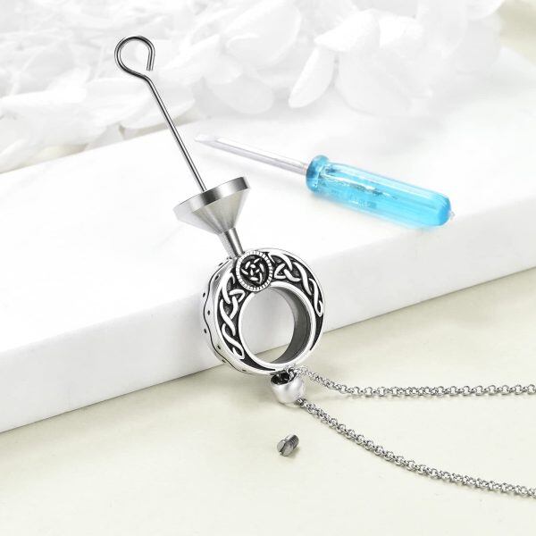 Sterling Silver Celtic Necklace-3