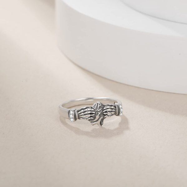 Sterling Silver Skull Ring -1