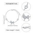 wholesale 925 Sterling Silver Crystal Dog & Paws Charm Bracelet for Women-0-1