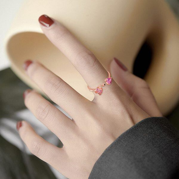 Sterling Silver Flamingo Ring -3