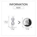 wholesale 925 Sterling Silver Cat Urn Pendant with Chain - Keepsake Jewelry for Pet Ashes-0-0