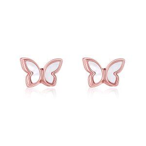 Sterling Silver Butterfly Earrnings -0