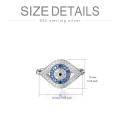 wholesale Sterling Silver Turkish Evil Eye Rings - US # 7-0-4