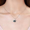 wholesale 925 Sterling Silver Abalone Shell Sea Turtle Pendant Necklace for Women Ocean Jewelry-0-5