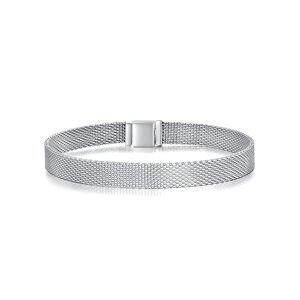 Sterling Silver Mesh Bracelet -0