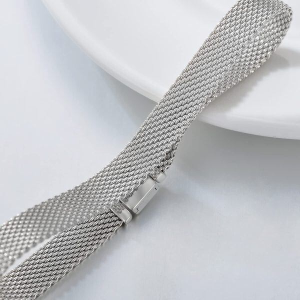 Sterling Silver Mesh Bracelet -4