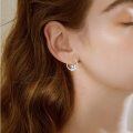 wholesale 925 Sterling Silver Cute Cat Design Hoop Earrings for Women-0-5