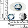 wholesale 925 Sterling Silver Round Blue Crystal Pendant Necklace for Women-0-2