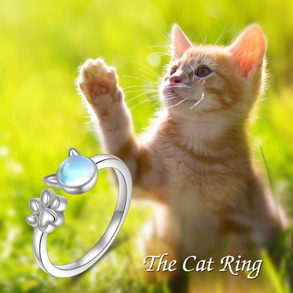 Sterling Silver Cat Ring-1