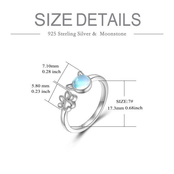 Sterling Silver Cat Ring-3