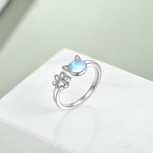 Sterling Silver Cat Ring-4