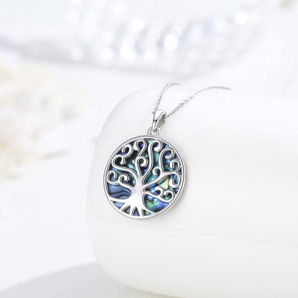 Sterling Silver Tree Of Life Necklace-1