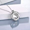 wholesale 925 Sterling Silver 925 Red Cardinal in Circle Blue Crystal Pendant Necklace for Women-0-4