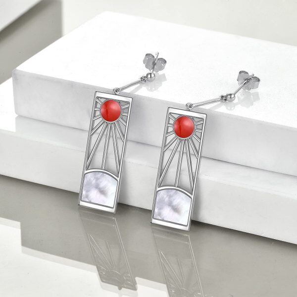 Sterling Silver Anime Earrings -3