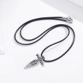 wholesale Silver 925 Sterling Silver Celtic Cross Sword Pendant Necklace Gothic Viking Jewellery for Men & Women-0-2